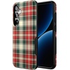 image:imageCasely Galaxy S10 Plus Case  Spruce  Kitty and Vibe Holiday  Essential Slim DualLayer Protective DesignPlaid  Proper  Signature Plaid