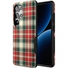 image:imageCasely Galaxy S10 Plus Case  Spruce  Kitty and Vibe Holiday  Essential Slim DualLayer Protective DesignPlaid  Proper  Signature Plaid