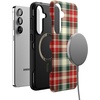 image:imageCasely Galaxy S10 Plus Case  Spruce  Kitty and Vibe Holiday  Essential Slim DualLayer Protective DesignPlaid  Proper  Signature Plaid