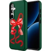 image:imageCasely Galaxy S10 Plus Case  Spruce  Kitty and Vibe Holiday  Essential Slim DualLayer Protective DesignSantas Favorite  Holiday Bow