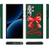 image:imageCasely Galaxy S10 Plus Case  Spruce  Kitty and Vibe Holiday  Essential Slim DualLayer Protective DesignSantas Favorite  Holiday Bow