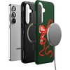 image:imageCasely Galaxy S10 Plus Case  Spruce  Kitty and Vibe Holiday  Essential Slim DualLayer Protective DesignSantas Favorite  Holiday Bow