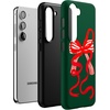 image:imageCasely Galaxy S10 Plus Case  Spruce  Kitty and Vibe Holiday  Essential Slim DualLayer Protective DesignSantas Favorite  Holiday Bow