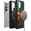 image:imageCasely Galaxy S10 Plus Case  Spruce  Kitty and Vibe Holiday  Essential Slim DualLayer Protective DesignSantas Favorite  Holiday Bow