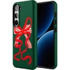 image:imageCasely Galaxy S10 Plus Case  Spruce  Kitty and Vibe Holiday  Essential Slim DualLayer Protective DesignSantas Favorite  Holiday Bow