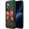 image:imageCasely Galaxy S10 Plus Case  Spruce  Kitty and Vibe Holiday  Essential Slim DualLayer Protective DesignSantas Favorite  Holiday Bow