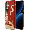 image:imageCasely Galaxy S10 Plus Case  Spruce  Kitty and Vibe Holiday  Essential Slim DualLayer Protective DesignSnowed In  Cozy Winter