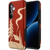 image:imageCasely Galaxy S10 Plus Case  Spruce  Kitty and Vibe Holiday  Essential Slim DualLayer Protective DesignSnowed In  Cozy Winter