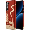 image:imageCasely Galaxy S10 Plus Case  Spruce  Kitty and Vibe Holiday  Essential Slim DualLayer Protective DesignSnowed In  Cozy Winter