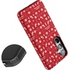 image:imageCasely Galaxy S10 Plus Case  Spruce  Kitty and Vibe Holiday  Essential Slim DualLayer Protective DesignStocking Stuffer  Christmas Knit