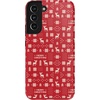 image:imageCasely Galaxy S10 Plus Case  Spruce  Kitty and Vibe Holiday  Essential Slim DualLayer Protective DesignStocking Stuffer  Christmas Knit