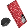 image:imageCasely Galaxy S10 Plus Case  Spruce  Kitty and Vibe Holiday  Essential Slim DualLayer Protective DesignStocking Stuffer  Christmas Knit