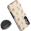 image:imageCasely Galaxy S10 Plus Case  Spruce  Kitty and Vibe Holiday  Essential Slim DualLayer Protective DesignTini  Kitty and Vibe Holiday