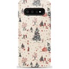 image:imageCasely Galaxy S10 Plus Case  Spruce  Kitty and Vibe Holiday  Essential Slim DualLayer Protective DesignWinter Nostalgia  Vintage Holiday