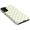 image:imageCasely Galaxy S21 Case  Nantucket Cottage  Blue Hydrangea  Essential Slim DualLayer Protective DesignMint Lattice  Sunday Best