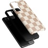 image:imageCasely Galaxy S21 Plus Case  Ride The Wave  Pastel Rainbow Lined  Essential Slim DualLayer Protective DesignFit Check  Neutral Checkerboard