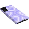 image:imageCasely Galaxy S21 Plus Case  Ride The Wave  Pastel Rainbow Lined  Essential Slim DualLayer Protective DesignLove Song  Lavender Heart