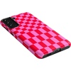 image:imageCasely Galaxy S21 Plus Case  Ride The Wave  Pastel Rainbow Lined  Essential Slim DualLayer Protective DesignVibe Check  Pink Checkerboard