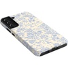 image:imageCasely Galaxy S22 Plus Case  Current Mood  Cow Print  Essential Slim DualLayer Protective DesignCupids Canvas  Periwinkle Floral