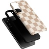 image:imageCasely Galaxy S22 Plus Case  Current Mood  Cow Print  Essential Slim DualLayer Protective DesignFit Check  Neutral Checkerboard