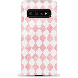 image:imageCasely Galaxy S10 Case  Queen of Diamonds  Pink Watercolor  Essential Slim DualLayer Protective DesignQueen of Diamonds  Pink Watercolor