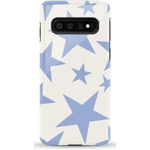 image:imageCasely Galaxy S10 Case  Queen of Diamonds  Pink Watercolor  Essential Slim DualLayer Protective DesignStars Align  Blue  White Stars