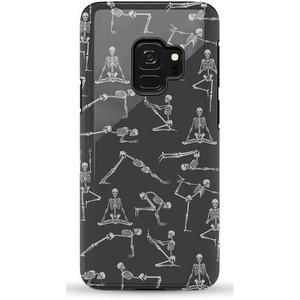 image:imageCasely Galaxy S10 Plus Case  Midnight Web  Spider Web  Essential Slim DualLayer Protective DesignCorpse Pose  Skeleton Yoga