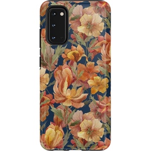 image:imageCasely Galaxy S10 Plus Case  Midnight Web  Spider Web  Essential Slim DualLayer Protective DesignFallen Gold  Antique Floral