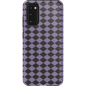 image:imageCasely Galaxy S10 Plus Case  Midnight Web  Spider Web  Essential Slim DualLayer Protective DesignHarlequin Midnight Diamond  Black and Purple