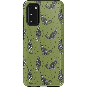 image:imageCasely Galaxy S10 Plus Case  Midnight Web  Spider Web  Essential Slim DualLayer Protective DesignSabrinas Bestie  Black Cats