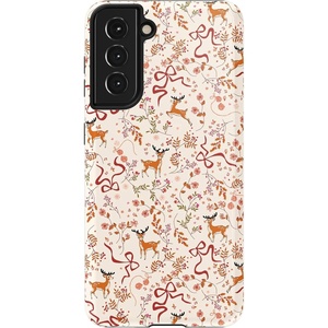image:imageCasely Galaxy S10 Plus Case  Spruce  Kitty and Vibe Holiday  Essential Slim DualLayer Protective DesignDashing Through the Snow  Enchanted Forest