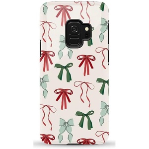 image:imageCasely Galaxy S10 Plus Case  Spruce  Kitty and Vibe Holiday  Essential Slim DualLayer Protective DesignFestive Girlie  Holiday Bows