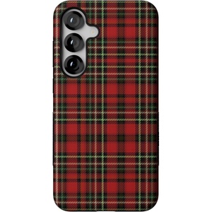 image:imageCasely Galaxy S10 Plus Case  Spruce  Kitty and Vibe Holiday  Essential Slim DualLayer Protective DesignFireside Flannel  Signature Plaid
