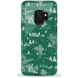 image:imageCasely Galaxy S10 Plus Case  Spruce  Kitty and Vibe Holiday  Essential Slim DualLayer Protective DesignHome for the Holidays  Mountain Town