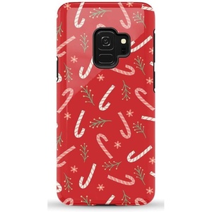 image:imageCasely Galaxy S10 Plus Case  Spruce  Kitty and Vibe Holiday  Essential Slim DualLayer Protective DesignPeppermint Kiss  Candy Cane