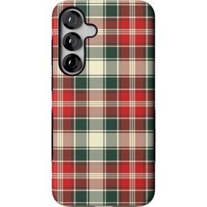image:imageCasely Galaxy S10 Plus Case  Spruce  Kitty and Vibe Holiday  Essential Slim DualLayer Protective DesignPlaid  Proper  Signature Plaid