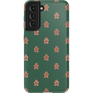 image:imageCasely Galaxy S10 Plus Case  Spruce  Kitty and Vibe Holiday  Essential Slim DualLayer Protective DesignYou Cant Catch Me  Gingerbread Man