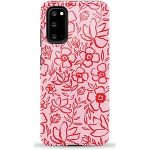image:imageCasely Galaxy S20 Case  Grand Cabana  Palm Beach  Essential Slim DualLayer Protective DesignBlush Garden  Floral Doodle
