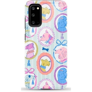 image:imageCasely Galaxy S20 Case  Grand Cabana  Palm Beach  Essential Slim DualLayer Protective DesignChateau Pups  French Dog