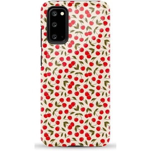 image:imageCasely Galaxy S20 Case  Grand Cabana  Palm Beach  Essential Slim DualLayer Protective DesignCherry on Top  Red Cherries