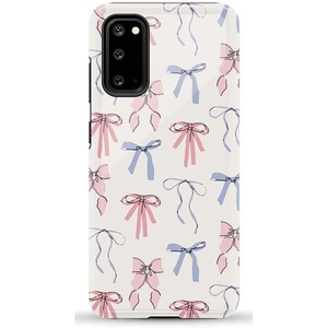 image:imageCasely Galaxy S20 Case  Grand Cabana  Palm Beach  Essential Slim DualLayer Protective DesignCoquette Girlie  Pastel Bows