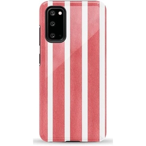 image:imageCasely Galaxy S20 Case  Grand Cabana  Palm Beach  Essential Slim DualLayer Protective DesignEast Coast Summer  Red Stripes
