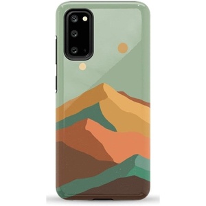 image:imageCasely Galaxy S20 Case  Grand Cabana  Palm Beach  Essential Slim DualLayer Protective DesignEndless Peaks  Colorblock Mountain