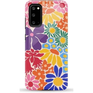 image:imageCasely Galaxy S20 Case  Grand Cabana  Palm Beach  Essential Slim DualLayer Protective DesignFlower Patch  MultiColor Floral