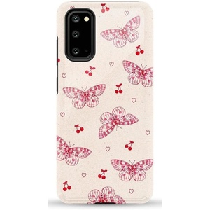 image:imageCasely Galaxy S20 Case  Grand Cabana  Palm Beach  Essential Slim DualLayer Protective DesignHeart Flutters  Butterfly