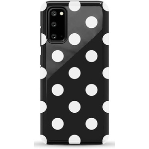 image:imageCasely Galaxy S20 Case  Grand Cabana  Palm Beach  Essential Slim DualLayer Protective DesignHigh Contrast  Black Polka Dot