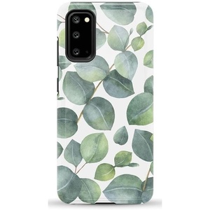 image:imageCasely Galaxy S20 Case  Grand Cabana  Palm Beach  Essential Slim DualLayer Protective DesignLeaf Me Alone  Green Floral Print