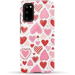 image:imageCasely Galaxy S20 Case  Grand Cabana  Palm Beach  Essential Slim DualLayer Protective DesignLove Struck  Heart Stickers
