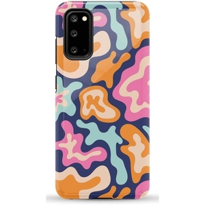 image:imageCasely Galaxy S20 Case  Grand Cabana  Palm Beach  Essential Slim DualLayer Protective DesignMidnight Color Splash  Abstract Retro