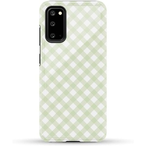 image:imageCasely Galaxy S20 Case  Grand Cabana  Palm Beach  Essential Slim DualLayer Protective DesignMint Lattice  Sunday Best